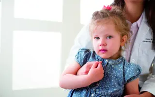 A child patient with a nurse at Lurie Children's Hospital of Chicago