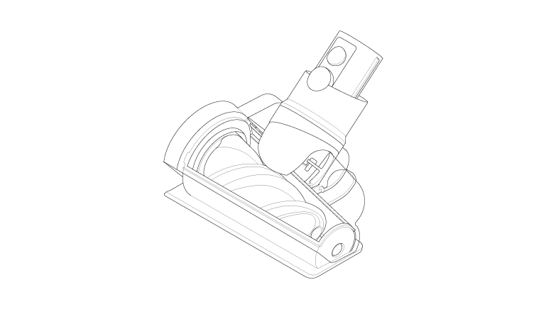 An illustration of an anti-tangle screw head.