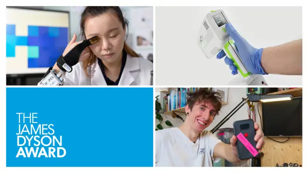 A collage of James Dyson Award Global Winners from 2021.