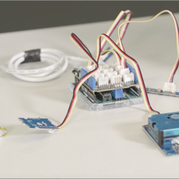 An air quality monitoring device, linked to Lesson 02B in the teacher's pack.